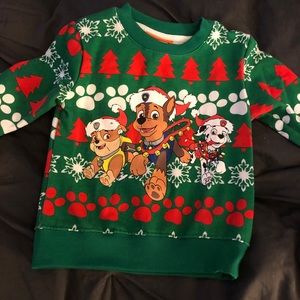 paw patrol ugly christmas sweater